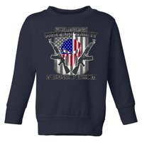 Second Amendment Come & Take It In Defense Of Freedom Toddler Sweatshirt