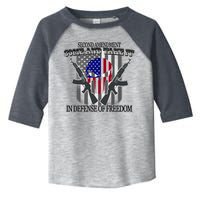 Second Amendment Come & Take It In Defense Of Freedom Toddler Fine Jersey T-Shirt