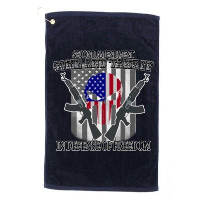 Second Amendment Come & Take It In Defense Of Freedom Golf Towel