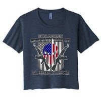 Second Amendment Come & Take It In Defense Of Freedom Crop Top