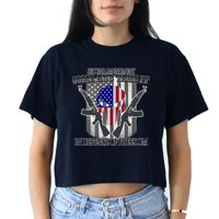 Second Amendment Come & Take It In Defense Of Freedom Crop Top