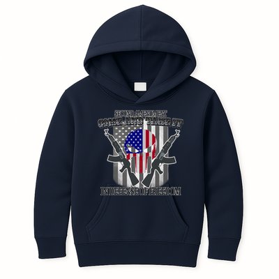Second Amendment Come & Take It In Defense Of Freedom Kids Hoodie