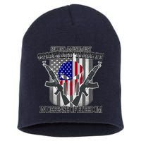 Second Amendment Come & Take It In Defense Of Freedom Short Acrylic Beanie