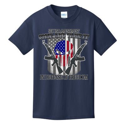 Second Amendment Come & Take It In Defense Of Freedom Kids T-Shirt