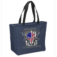 Second Amendment Come & Take It In Defense Of Freedom Zip Tote Bag