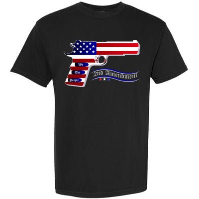 Second Amendment Support Hand Gun Garment-Dyed Heavyweight T-Shirt