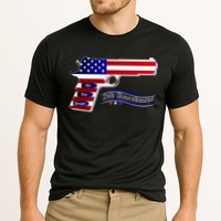Second Amendment Support Hand Gun Cooling Performance Crew T-Shirt