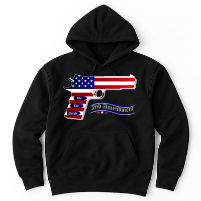 Second Amendment Support Hand Gun Hoodie