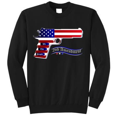 Second Amendment Support Hand Gun Sweatshirt