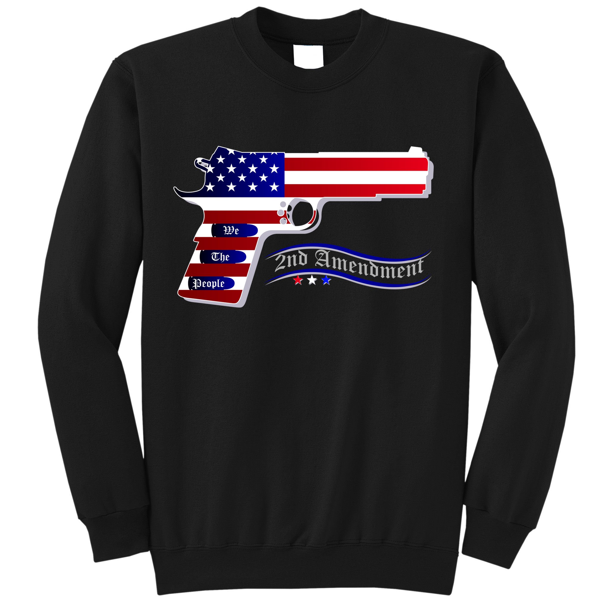 Second Amendment Support Hand Gun Sweatshirt