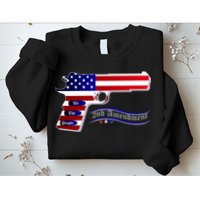 Second Amendment Support Hand Gun Sweatshirt