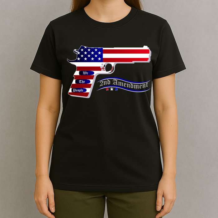 Second Amendment Support Hand Gun T-Shirt