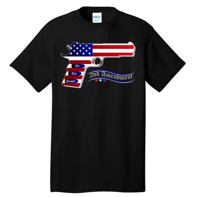 Second Amendment Support Hand Gun Tall T-Shirt