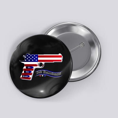 Second Amendment Support Hand Gun Button