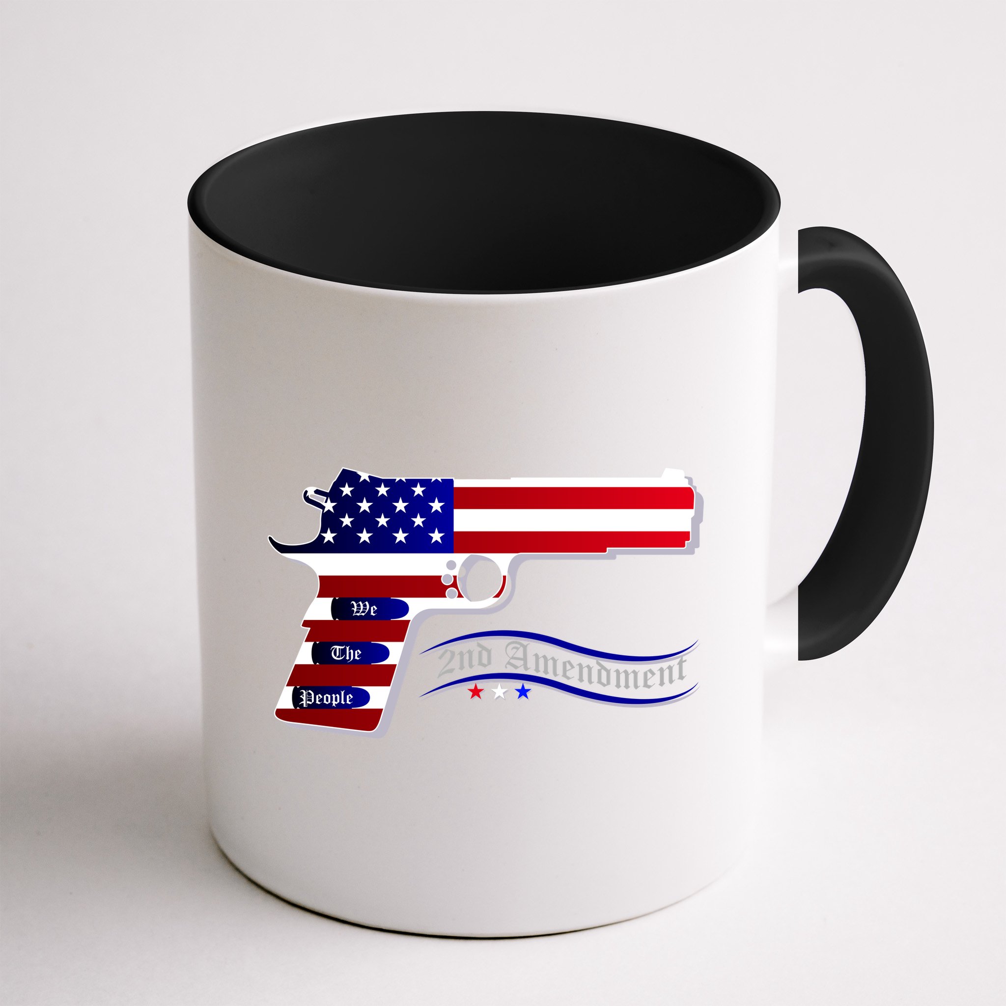 Second Amendment Support Hand Gun Mug