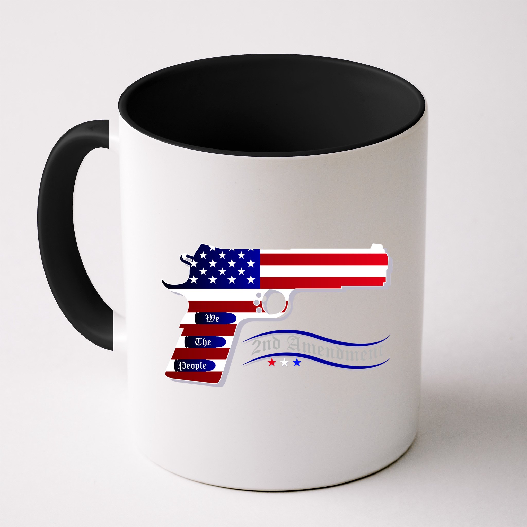 Second Amendment Support Hand Gun Mug