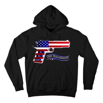 Second Amendment Support Hand Gun Tall Hoodie