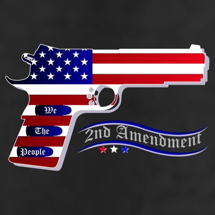 Second Amendment Support Hand Gun Golf Towel