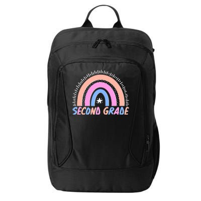 Second Grade Pastel Rainbow City Backpack