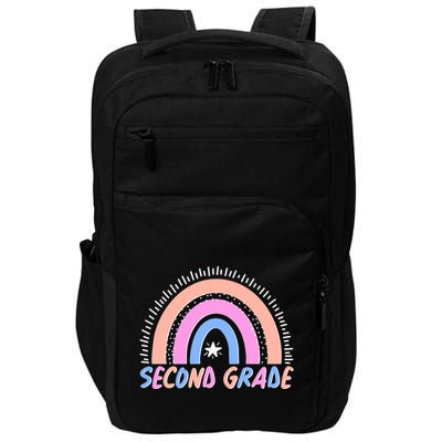Second Grade Pastel Rainbow Impact Tech Backpack