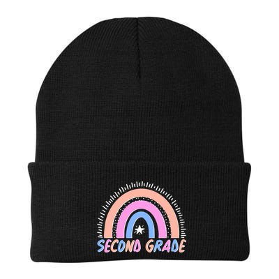 Second Grade Pastel Rainbow Beanie