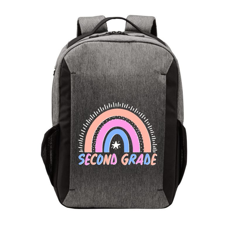 Second Grade Pastel Rainbow Vector Backpack