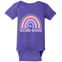 Second Grade Pastel Rainbow Baby Bodysuit