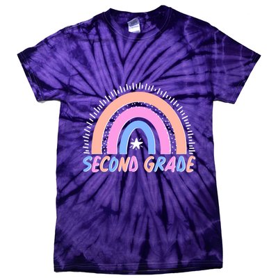 Second Grade Pastel Rainbow Tie-Dye T-Shirt