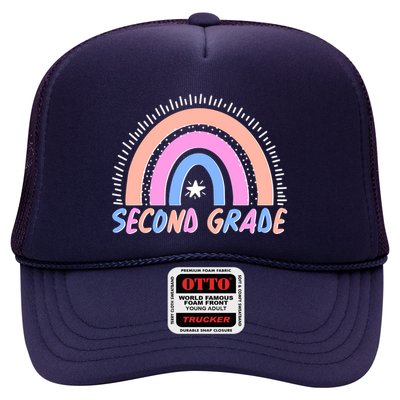 Second Grade Pastel Rainbow Trucker Hat