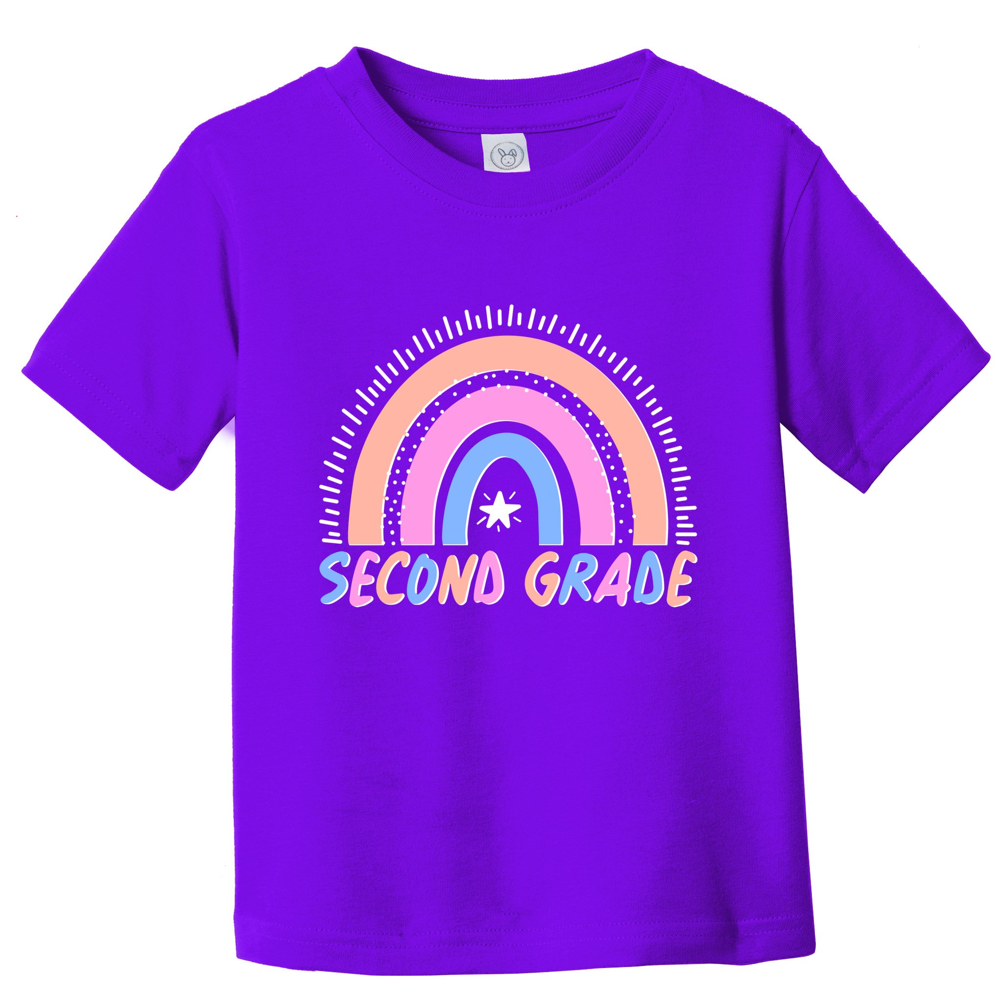 Second Grade Pastel Rainbow Toddler T-Shirt