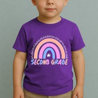 Second Grade Pastel Rainbow Toddler T-Shirt
