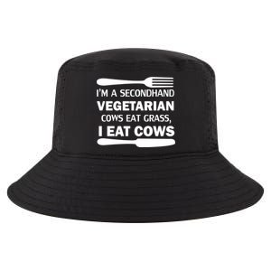 Secondhand Vegetarian Cows Eat Grass Cool Comfort Performance Bucket Hat