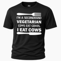 Secondhand Vegetarian Cows Eat Grass Cooling Performance Crew T-Shirt
