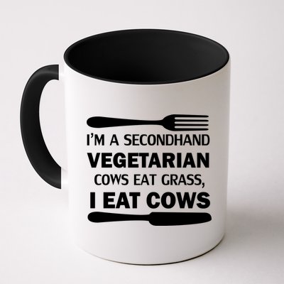 Secondhand Vegetarian Cows Eat Grass Mug