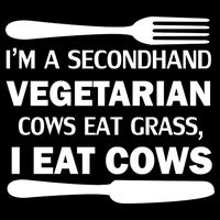 Secondhand Vegetarian Cows Eat Grass Premium T-Shirt