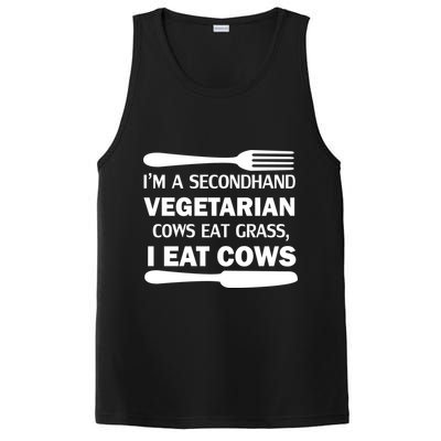 Secondhand Vegetarian Cows Eat Grass PosiCharge Competitor Tank
