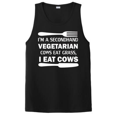 Secondhand Vegetarian Cows Eat Grass PosiCharge Competitor Tank