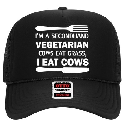 Secondhand Vegetarian Cows Eat Grass Trucker Hat