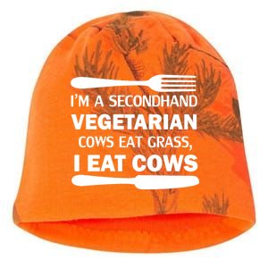 Secondhand Vegetarian Cows Eat Grass Kati - Camo Knit Beanie