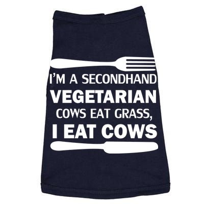 Secondhand Vegetarian Cows Eat Grass Doggie Tank