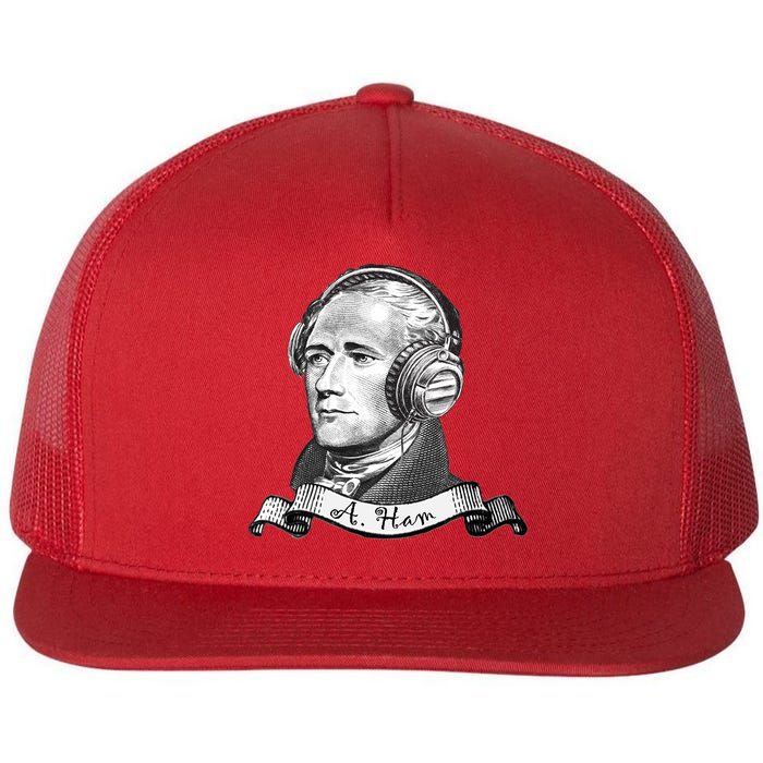 Secretary Alexander Hamilton A. Ham Headphones Flatbill Hat