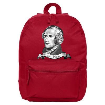 Secretary Alexander Hamilton A. Ham Headphones 16 in Basic Backpack