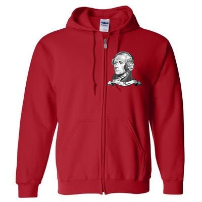 Secretary Alexander Hamilton A. Ham Headphones Full Zip Hoodie