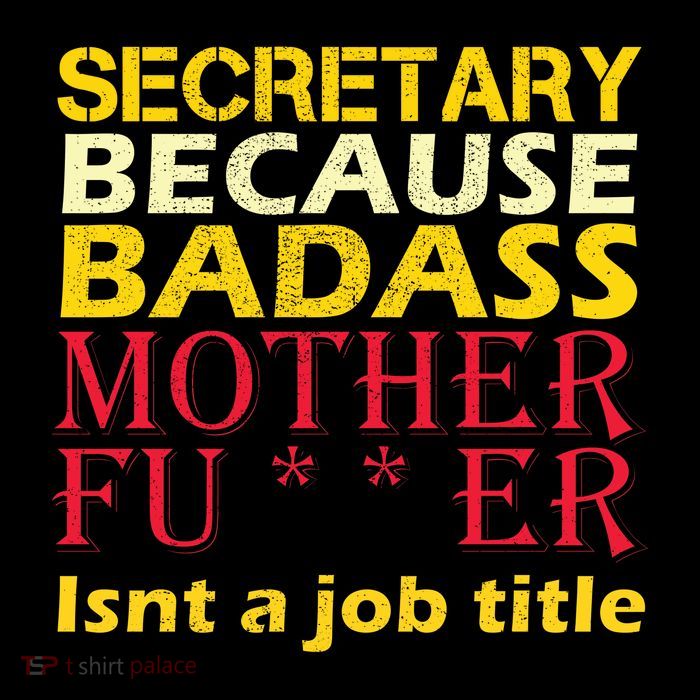 Secretary Badass Job Title Impact Tech Backpack