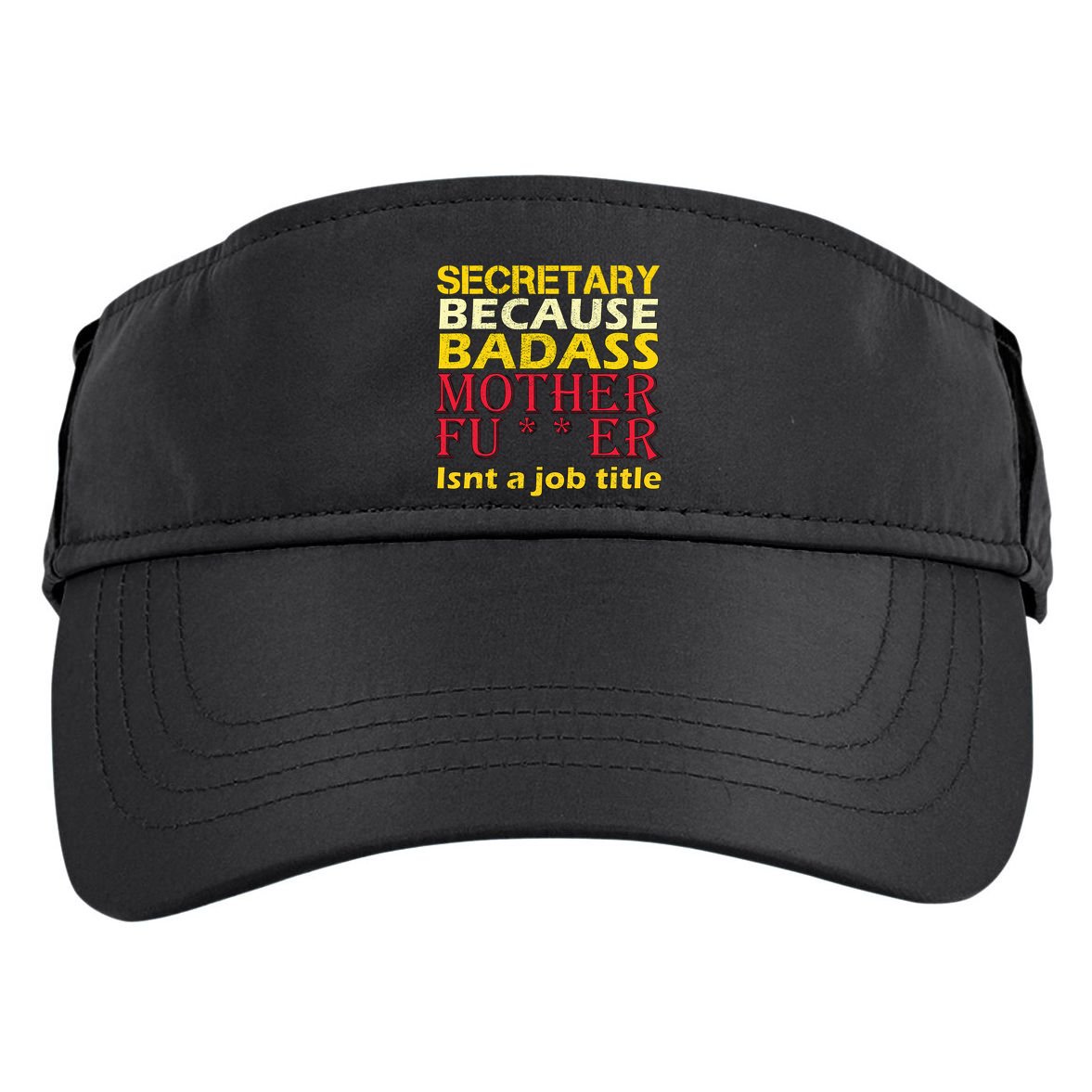Secretary Badass Job Title Adult Drive Performance Visor