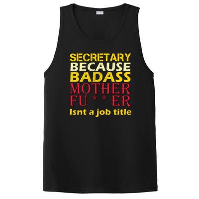 Secretary Badass Job Title PosiCharge Competitor Tank