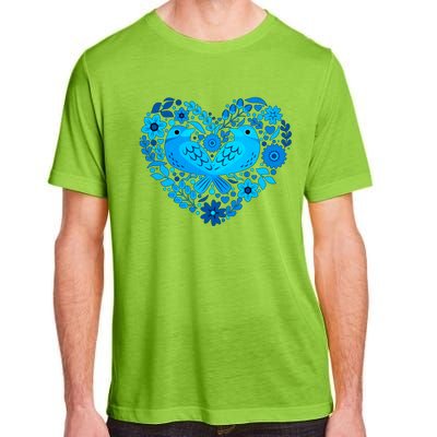 Secrets Blur Bird Heart Adult ChromaSoft Performance T-Shirt