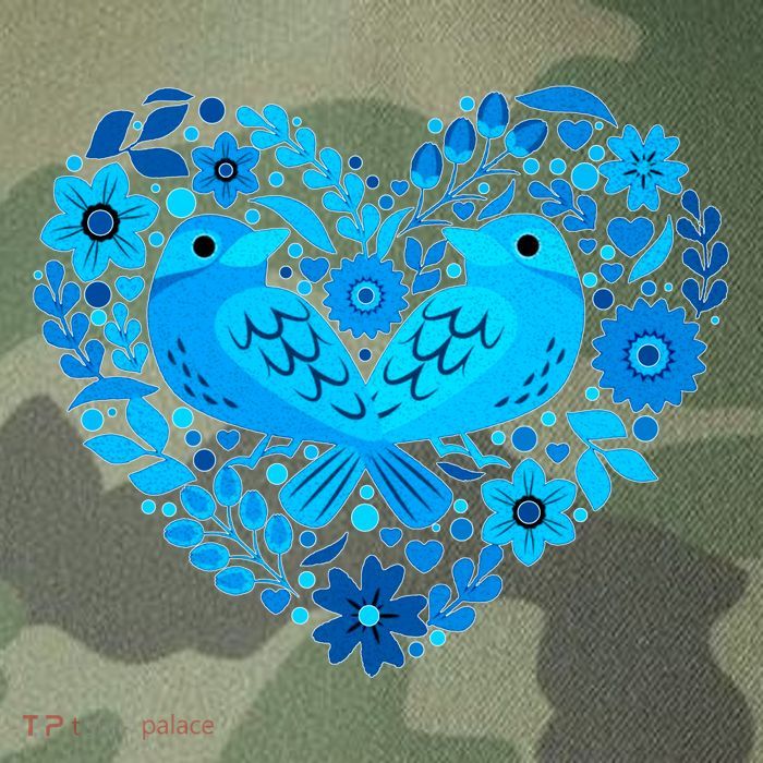 Secrets Blur Bird Heart Legacy Tie Dye Trucker Hat