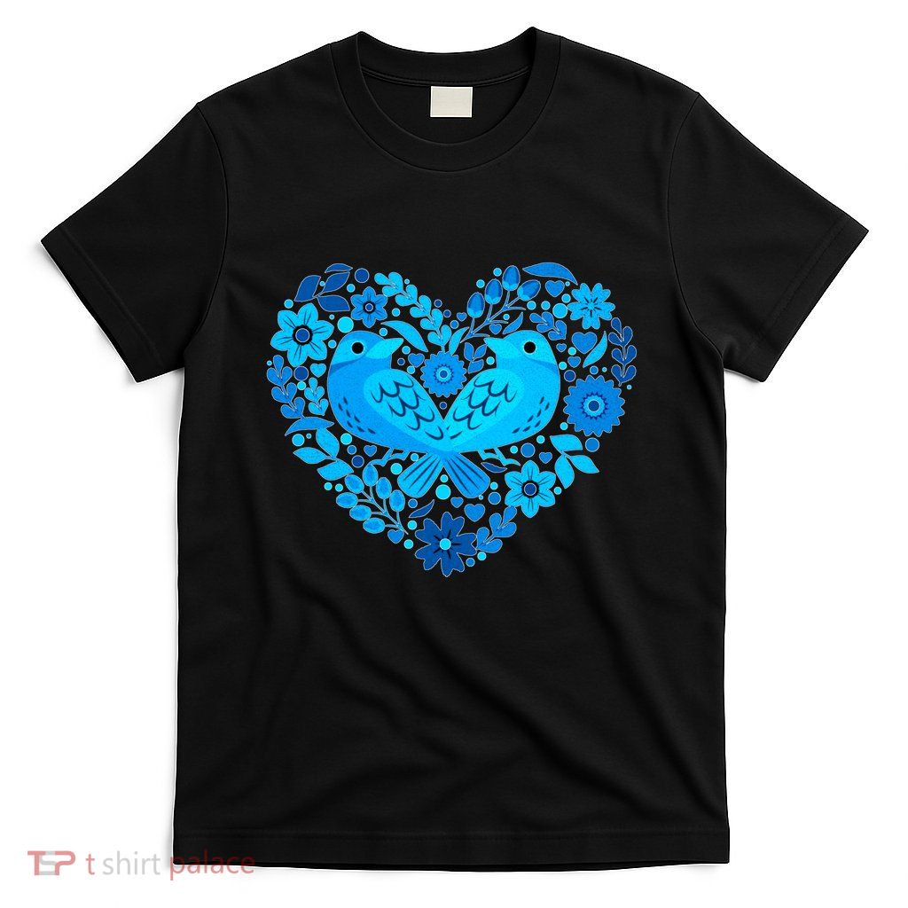 Secrets Blur Bird Heart T-Shirt