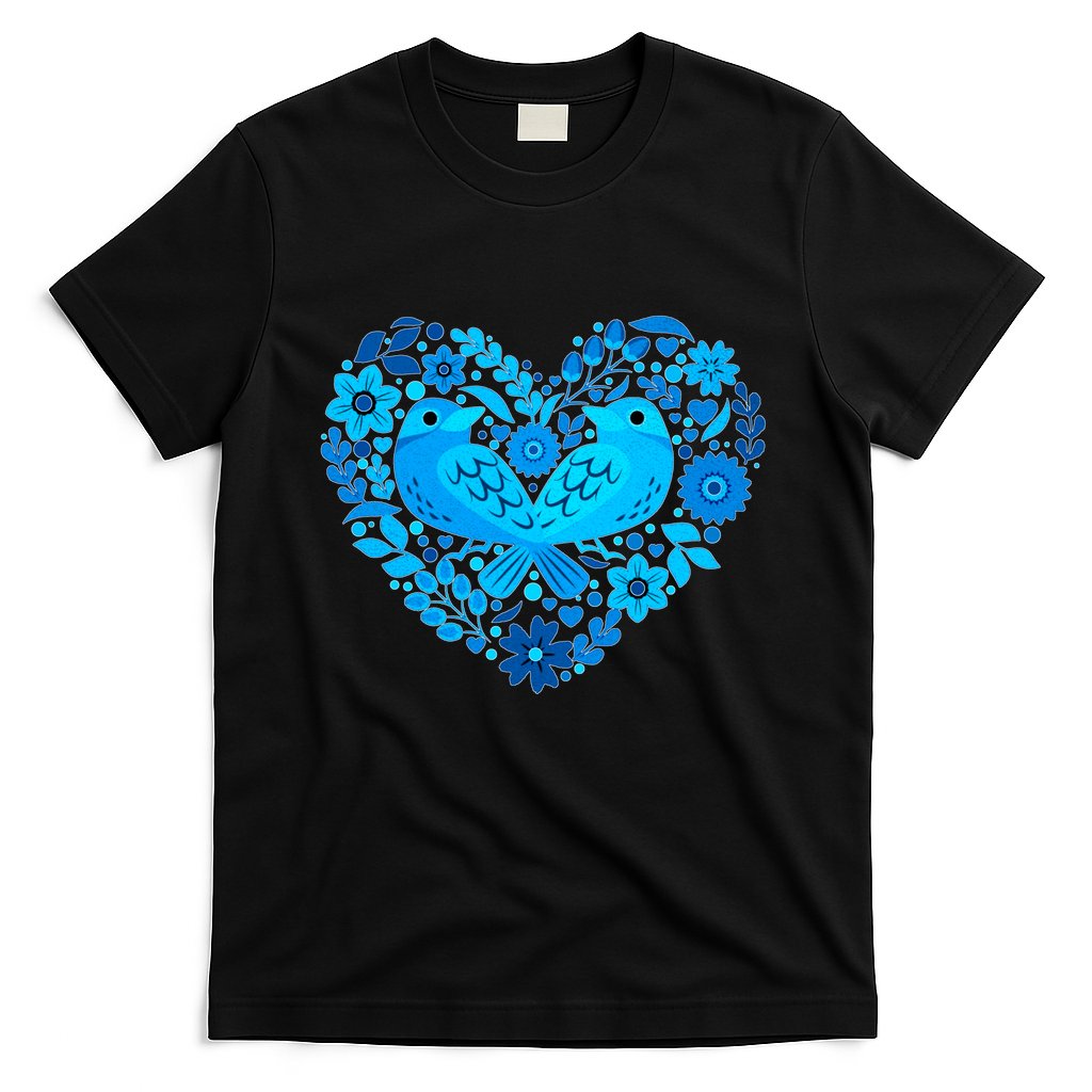 Secrets Blur Bird Heart T-Shirt